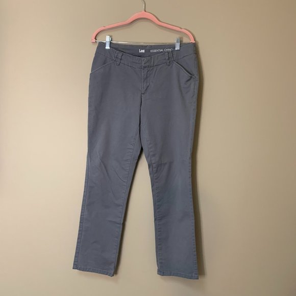 LEE ESSENTIAL CHINO PANT SIZE 6 SHORT  #82 - Picture 1 of 2